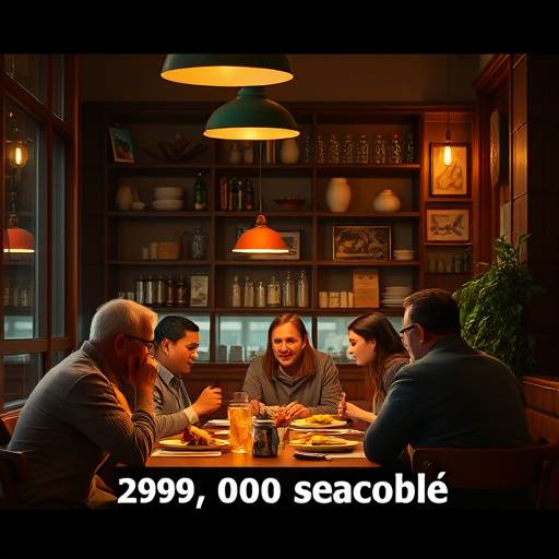 Fotograma del video promocional para el Restaurante El Sol, mostrando clientes disfrutando de la comida en un ambiente acogedor.